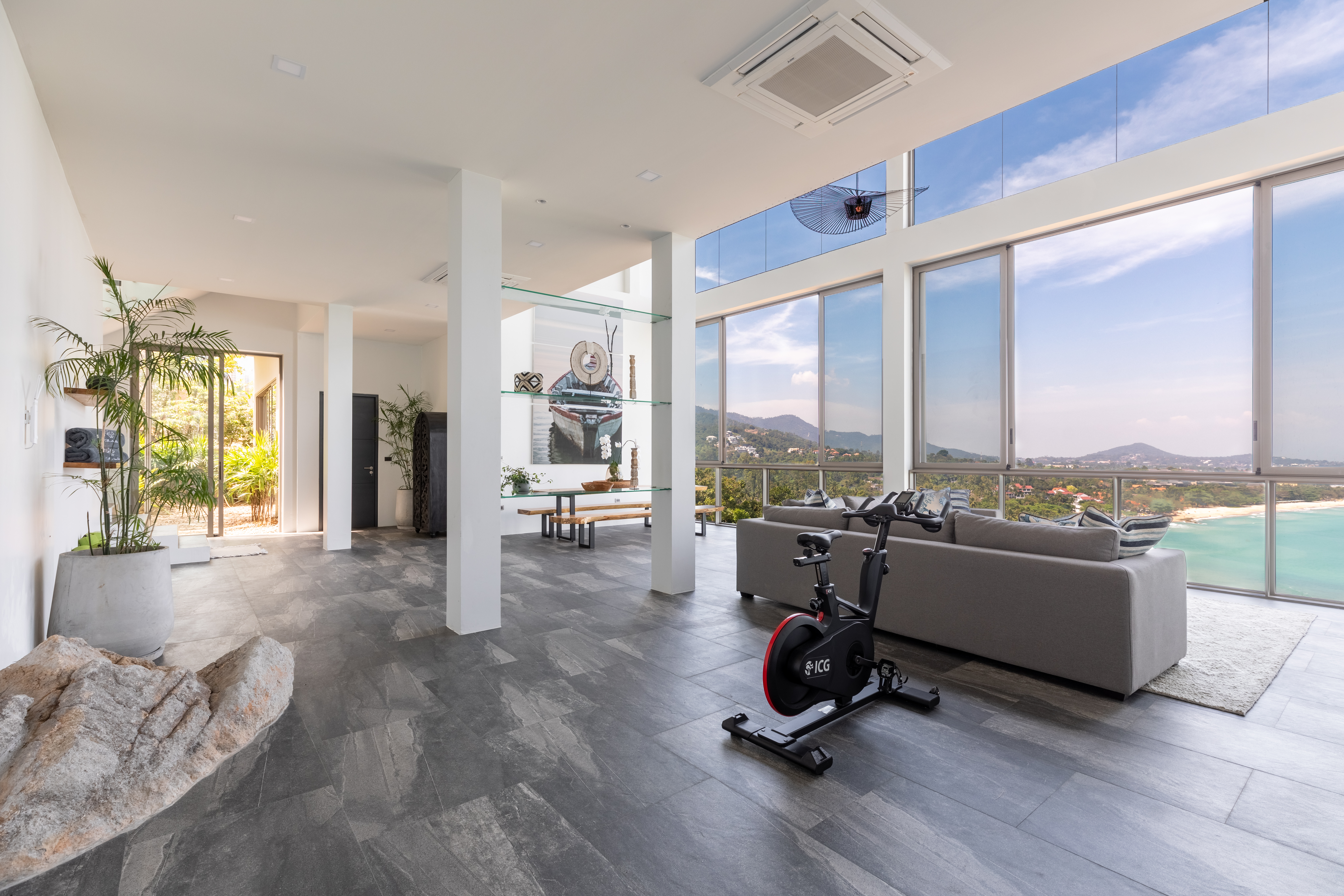 Living spaces at Villa Anushka